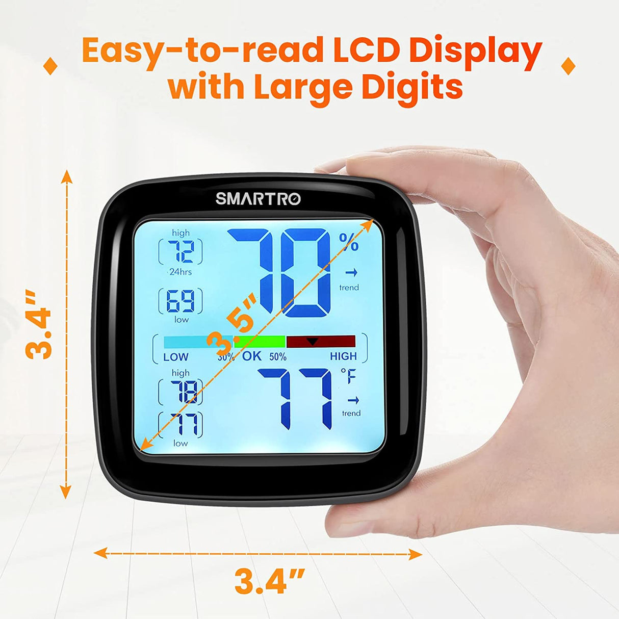 SMARTRO SC42 Professional Digital Hygrometer | Screenprinting.com