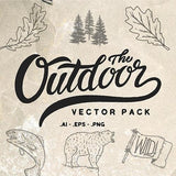 The Outdoor Vector Pack by Golden Press Studio (Download Only) | Screenprinting.com