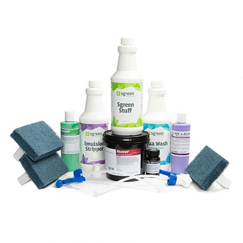 WB-Essentials Kit - Water Based Inks & Supplies | Screenprinting.com