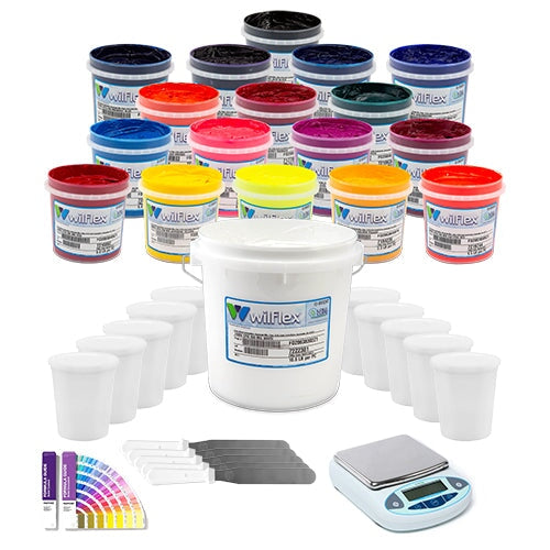 Wilflex Epic Rio Mixing System Starter Kit w/ Pantone Book (PC compatible) Quart | Screenprinting.com